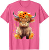 Western Shirts for Girls Men, Highland Cow Gifts Cow, Scottish Highland Cow, Western Wear, Highland Cow T-Shirt - Pink