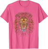 Cool Lions, Astrology And Horoscope Designs Lion Colorful Lions King of Animals from Africa T-Shirt - Pink Heather
