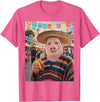 Pig John Pork Mexico Meme John Pork Funny Pig Man Mexican Fiesta Cinco de Mayo Taco T-Shirt - Pink Heather
