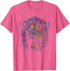 Angry Lion Co. Lion Of Judah African Animal Israelite Reggae Lion T-Shirt - Pink Heather
