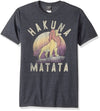 Disney Lion King Simba Warrior Roar Graphic Tee Shirt - Charcoal Heather