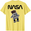 NASA Astronaut Teddy-Bear Worm Logo T-Shirt - size chart