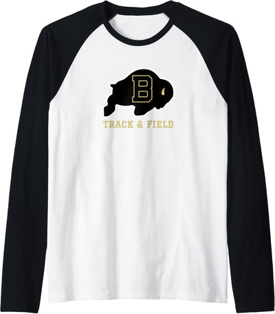 Cow Buffalo High School Buffalo Mo 65622 Mo Logo Track Field T-Shirt