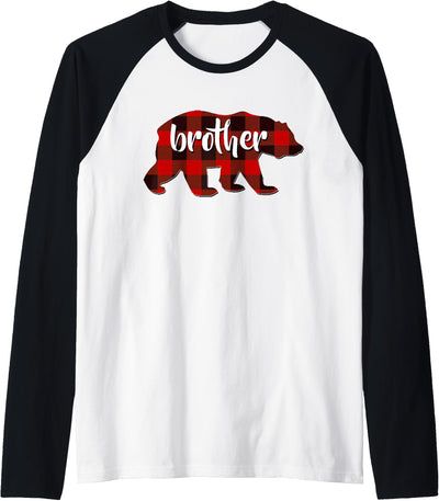 Red Plaid Brother Buffalo Matching Family Pajama Christmas T-Shirt