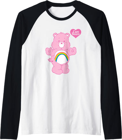 Cheer Bear Raglan Baseball Tee