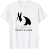 Dutch Rabbit Black Silhouette T-Shirt in White
