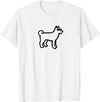 Dog Merch Simple Dog T-Shirt - White