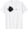 Fishing Gift for Men & Women Graphic Fly Fishing Hook Line - Fish Flounder T-Shirt - White