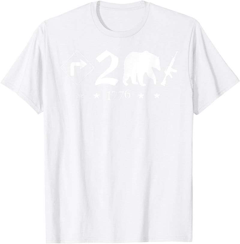 Right To Bear Arms Pro Gun & Patriotic Military Right To Bear Arms Pro Gun Funny Patriotic Military Women Men T-Shirt - White