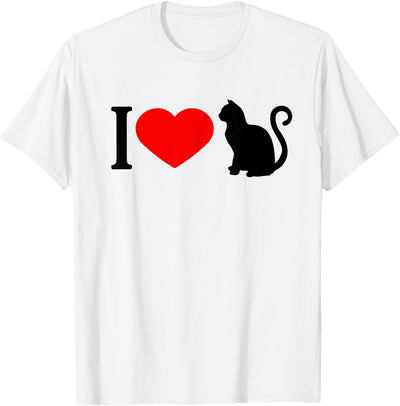 Love Cats Graphic Shirts I Love Cats Shirt - I Love My Cat T Shirt Men Women Kids T-Shirt