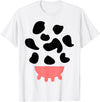 Cow costume cow spots cow pattern animal udder Cow costume udder cow spots stains carnival animal costume T-Shirt - As