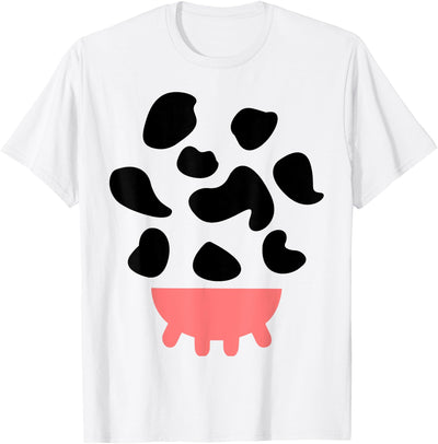 Cow Costume Cow Spots Cow Pattern Animal Udder Stains T-Shirt