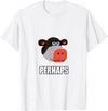 Cadelina Clothing "Perhaps" Funny Cow Meme T-Shirt T-Shirt - White