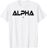 Mens ALPHA Gym Rabbit Workout Bodybuilding Fitness T-Shirt in White