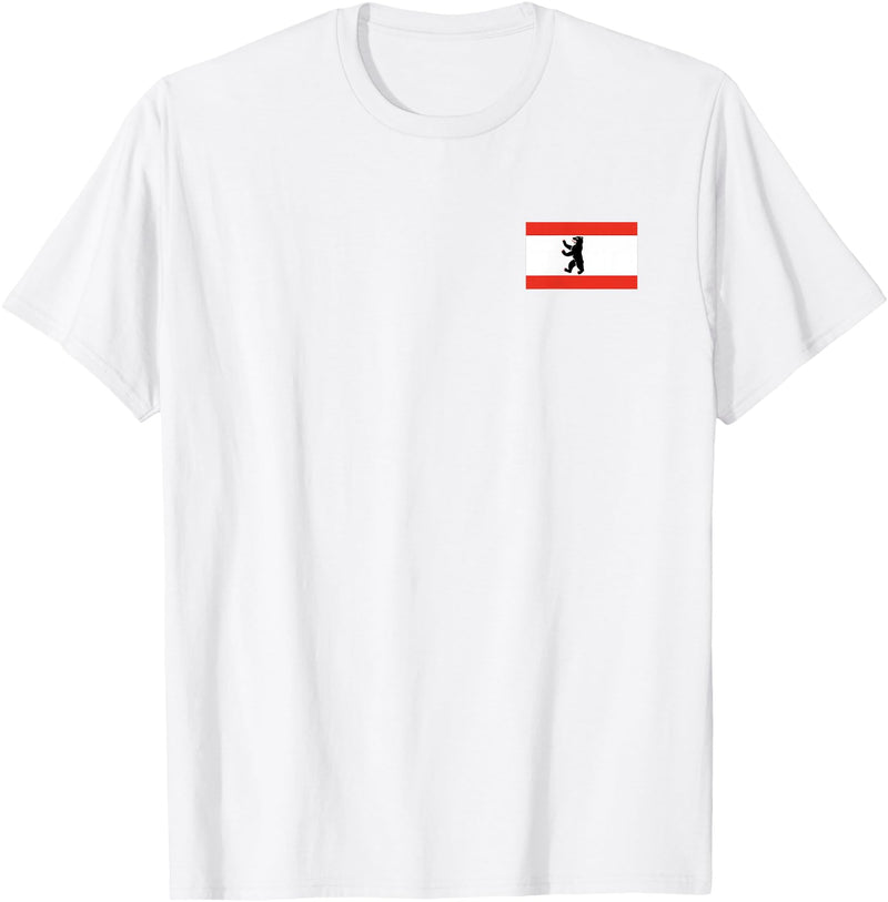 Berlin Bear Flag BERLIN GERMANY FLAG BEAR FLAG T-Shirt - White
