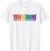 Cute Animals Lgbtq+ Pride Month Rainbow Flag Pride Month Lgbtq Rainbow Pig T-Shirt - White