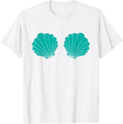 Threadrock Mermaid Seashell Bikini Sea Shells Mermaid Costume T-Shirt