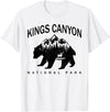 Retro Kings Canyon National Park Tees Vintage Kings Canyon National Park Bear Souvenir T-Shirt - White