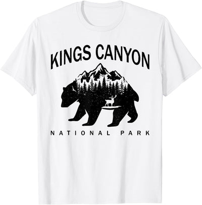 Vintage Kings Canyon National Park Bear Souvenir T-Shirt