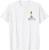 Salter Designs Alligator Reef Lighthouse Islamorada Florida Keys Fish T-Shirt - White