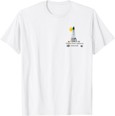 Alligator Reef Lighthouse Islamorada Florida Keys Fish T-Shirt