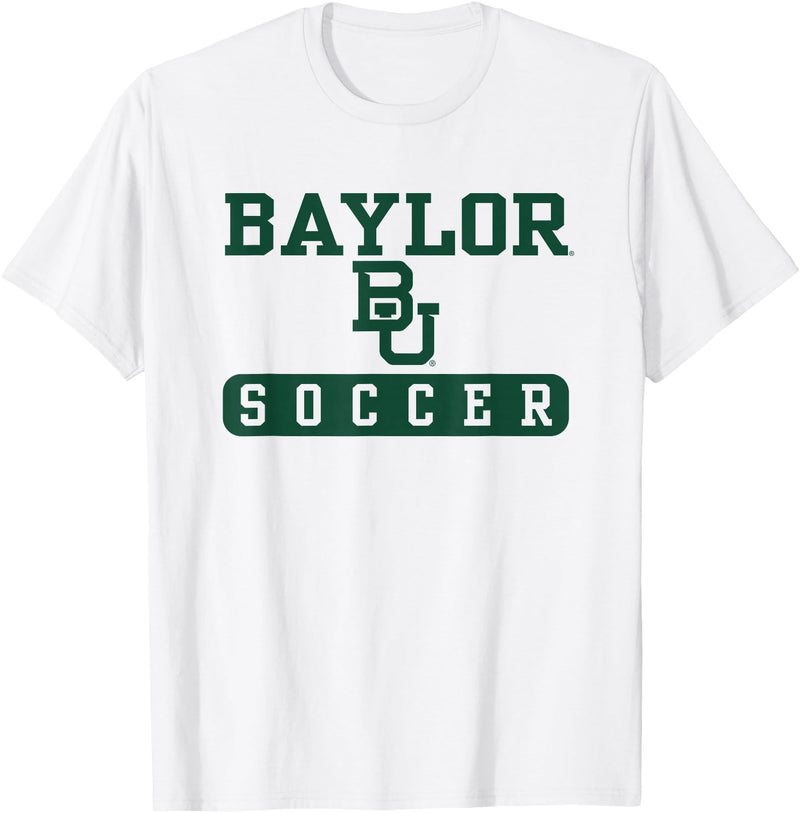 Elite Authentics Baylor Bears Soccer Logo Officially Licensed T-Shirt - White