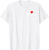 LOVE OF BUFFALO HEART CITY APPAREL I LOVE HEART BUFFALO NY T-Shirt - White