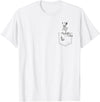Polar Bear Gift Polar Bear Accessories & Stuff Cute Polar Bear for Men Women Arctic Bears Pocket Animal T-Shirt - White