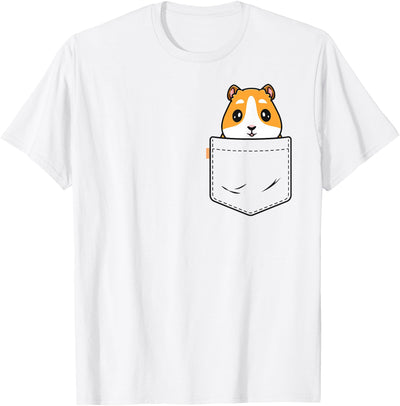 Guinea Pig In Pocket Funny Gift For Lover Owner T-Shirt
