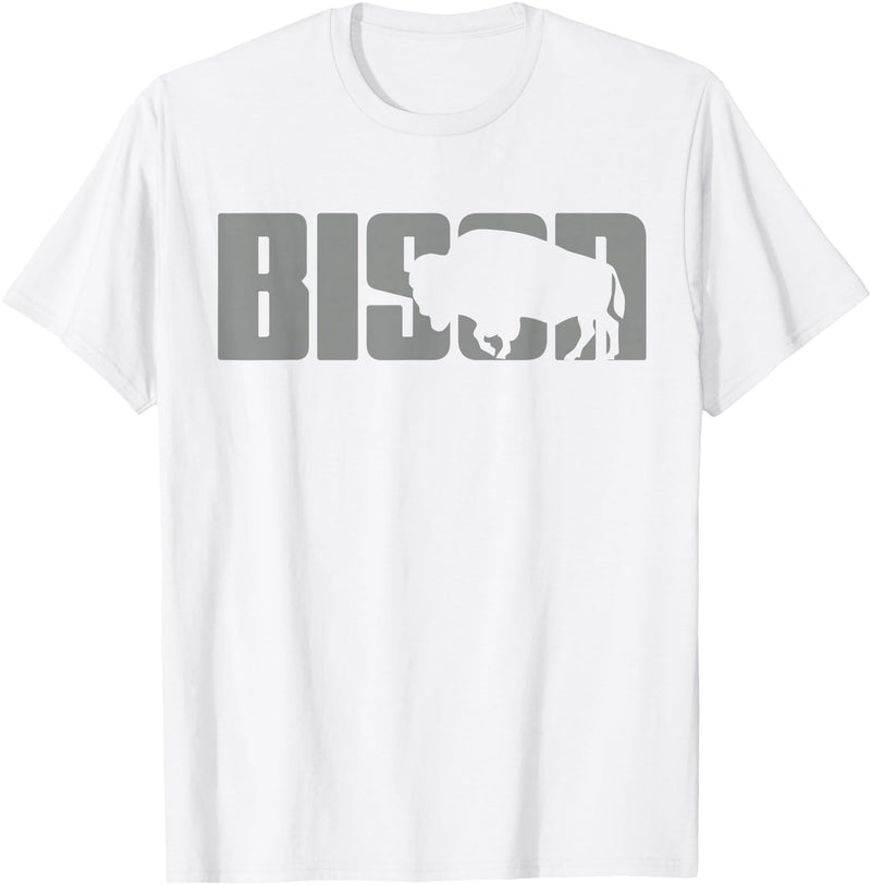 Bison Buffalo Apparel Bison Lover Buffalo Clothing - Buffalo Bison T-Shirt - White