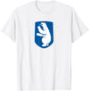 Greenland Coat of Arms Shirts & Gifts Greenland National Symbol ~ Greenland Emblem T-Shirt - White