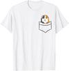 Funny Guinea Pig Lover Gifts Guinea Pig Owner Cute Pocket Guinea Pig T-Shirt - White