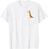 Africa Giraffe Gifts and Giraffe Sayings Cute Giraffe in Bag Cool Large Giraffe Large T-Shirt - White