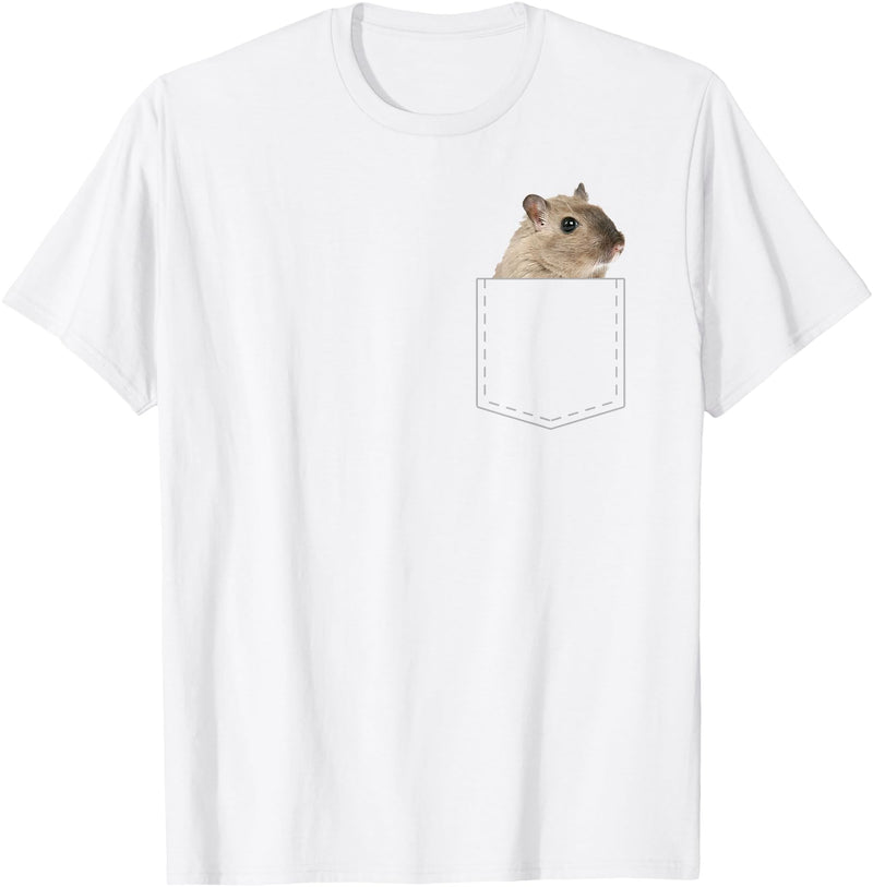 Boys Girls Cute Cool Hamster Lover T-Shirt Gift for Kids T-Shirt - White