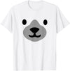 Polar Bear Halloween Animal Costume Top Polar Bear Halloween Costume Shirt Funny Adults Kids T-Shirt - White