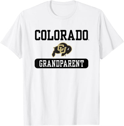 Cow Elite Authentics Colorado Buffaloes Grandparent Logo T-Shirt