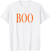 Cool Funny One Word Phrase Tshirts Shirts That Say Boo T-Shirt - White