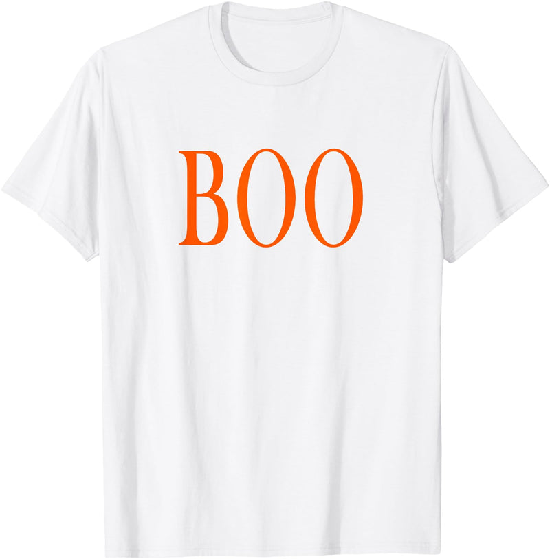 Cool Funny One Word Phrase Tshirts Shirts That Say Boo T-Shirt - White