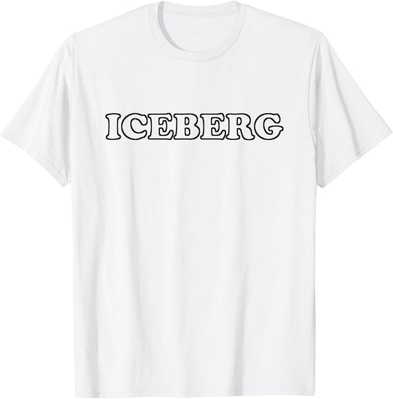 ICEBERG COSTUME HALLOWEEN FOR ADULTS & KIDS Iceberg Halloween Costume Pretend I'm an Iceberg T-Shirt - As Pictured
