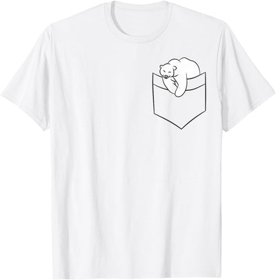 Cute Polar Bear Gifts And Tees Polar Bear in Bag Cute Polar Bear Children Baby Polar Bear T-Shirt