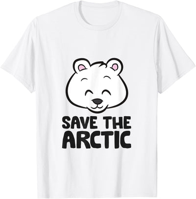 Arctic Polar Bear Gifts And Tees Save The Arctic Global Warming Climate Change Polar Bear T-Shirt