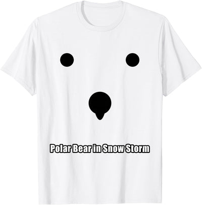 Jammy Designs Polar Bear in Snow Storm T-Shirt T-Shirt