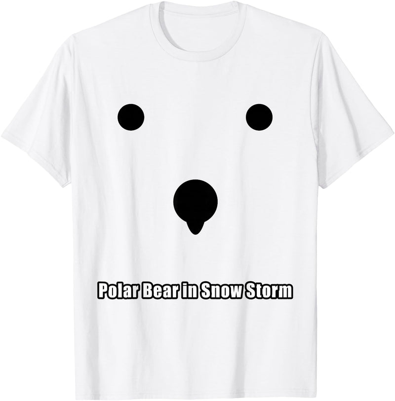 Jammy Designs Polar Bear in Snow Storm T-Shirt T-Shirt - As Pictured