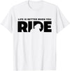 BASBO Horse Riding T-Shirt - Straight - White