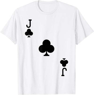Playing Cards Costumes Jack of Clubs Costume T-Shirt Halloween Deck of Cards T-Shirt