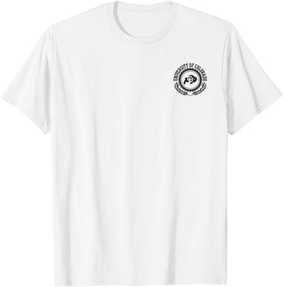 Cow Elite Authentics Colorado Buffaloes Left Chest Crest T-Shirt