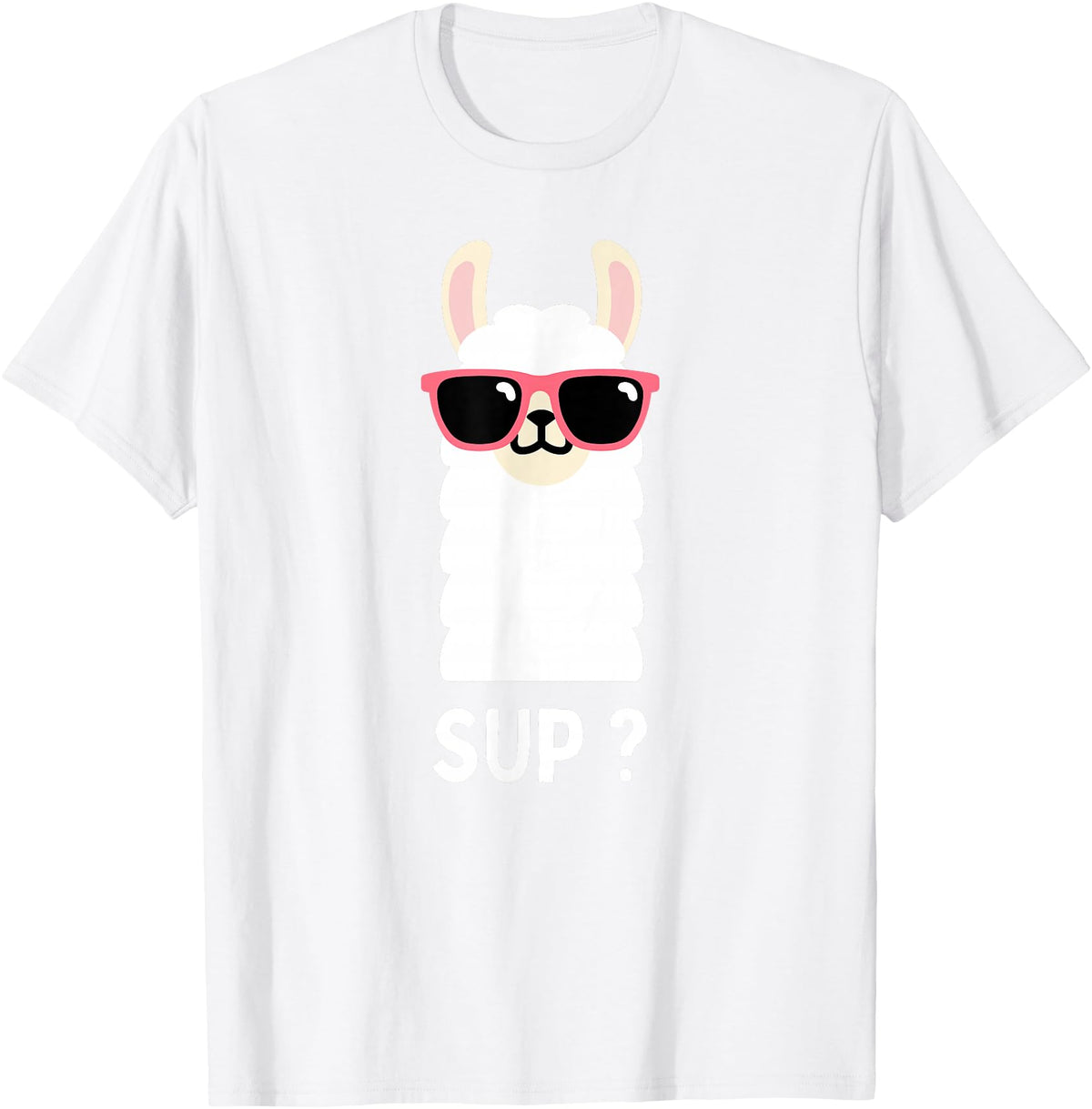 Llama Costume For Boys Funny Llama Kids T-Shirt - White