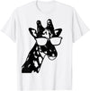 We Love Giraffes - Apparel & Gifts Giraffe Sunglasses Funny African Animal Giraffe Lover Gift T-Shirt Small - White