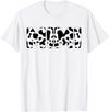 Family Matching Gifts Cow Mimi Cow Print Cow Pattern Mother's Day T-Shirt - White