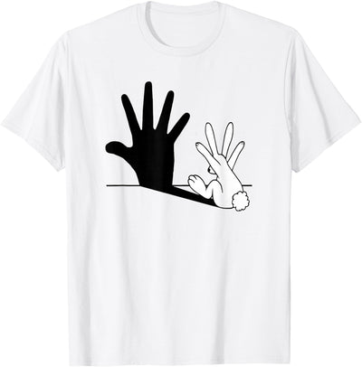 Hand Shadow Puppet Bunny T-Shirt